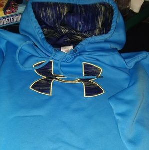 Under Armour blue hoodie youth Large